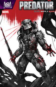 Predator Black White & Blood #2 C 1:25 Skan Variant (08/27/2025) Marvel