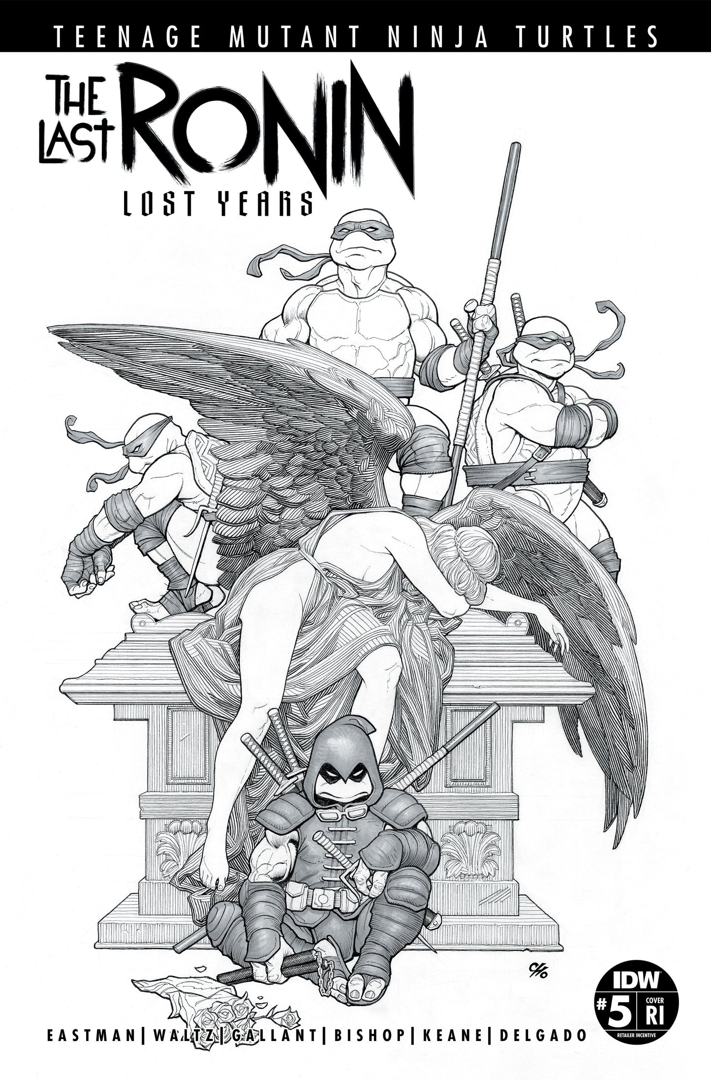 Teenage Mutant Ninja Turtles TMNT Last Ronin Lost Years #5 E 1:50 Frank Cho Variant (08/02/2023) Idw