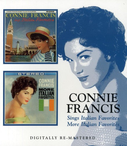 the album cover for Connie Francis - Sings Italian Favorites/More Italian Favorites [Import]