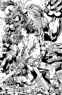 Red Sonja 2023 #1 Z 1:30 Bryan Hitch Line Art Virgin Variant (07/19/2023) Dynamite