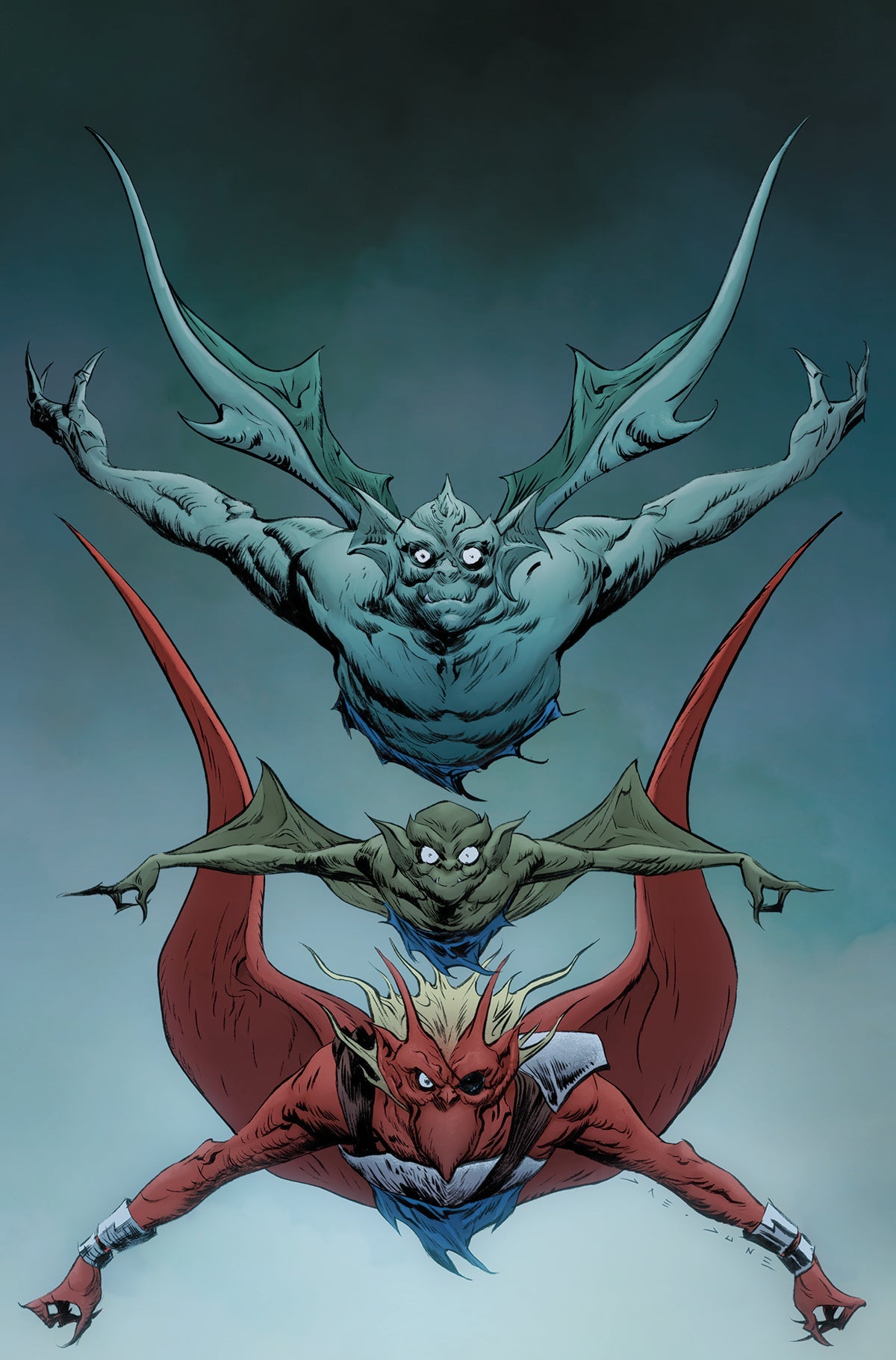 Gargoyles Dark Ages #1 R 1:30 Jae Lee Virgin Variant (07/05/2023) Dynamite