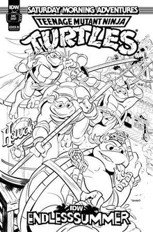 Idw Endless Summer Teenage Mutant Ninja Turtles Tmnt Saturday Morning Adv C 1:10 Cb (08/30/2023) Idw
