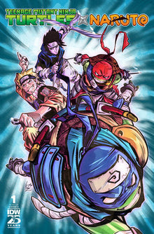Teenage Mutant Ninja Turtles X Naruto #1 E Vincenzo Federici Variant SIGNED Caleb Goellner (11/20/2024) Idw