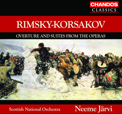 the album cover for Neeme JÃ¤rvi - Overture & Suites from the Operas