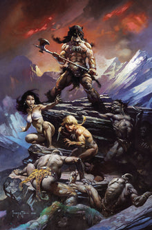 Fire And Ice #1 R 1:50 Frank Frazetta Movie Poster Art Variant (08/02/2023) Dynamite