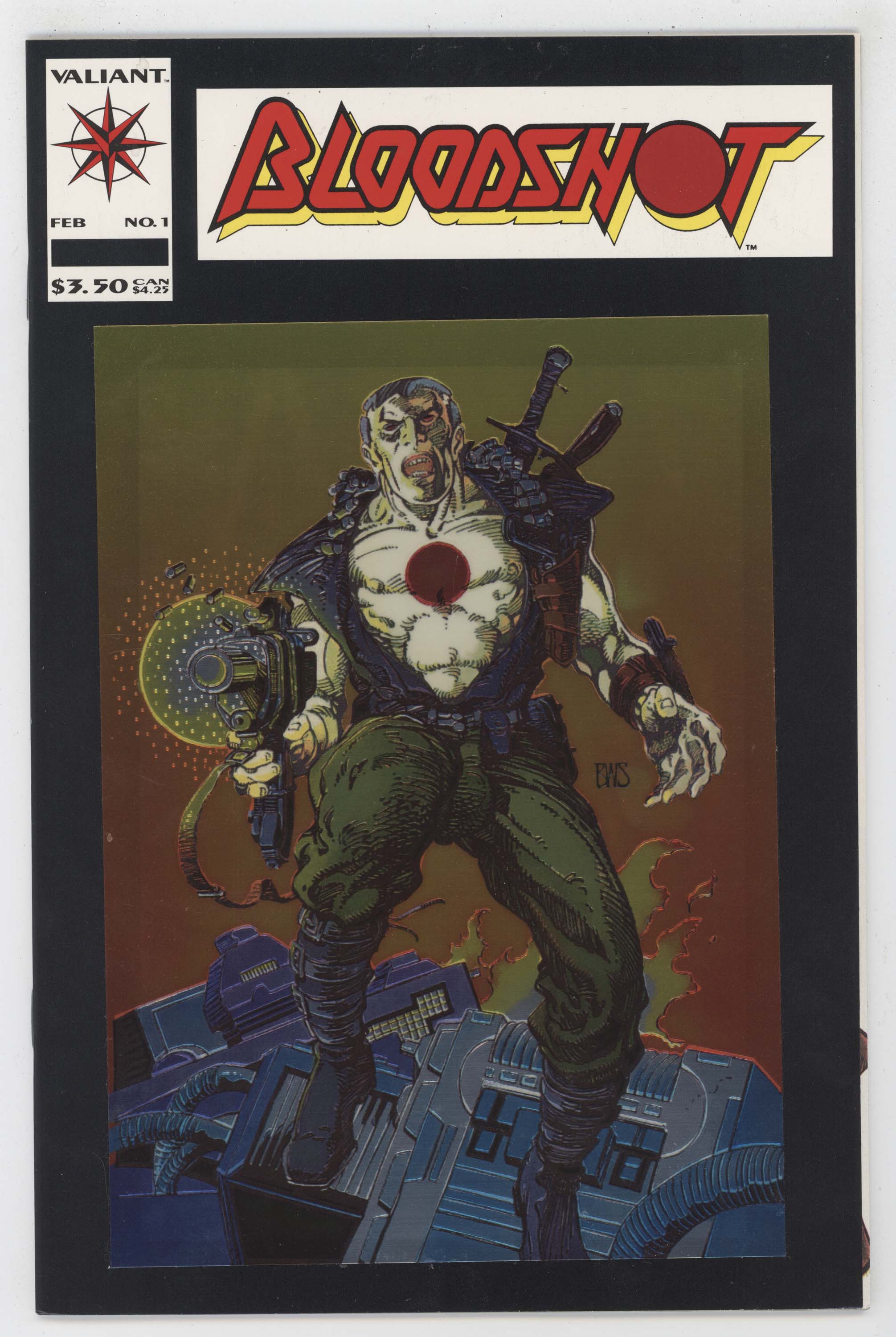 Bloodshot 1 Valiant 1993 FN Geomancer Barry Windsor Smith