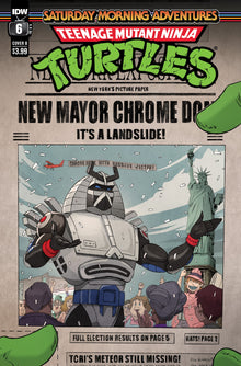 Teenage Mutant Ninja Turtles Tmnt Saturday Morning Adv 2023 #6 B Schoening Variant (10/25/2023) Idw
