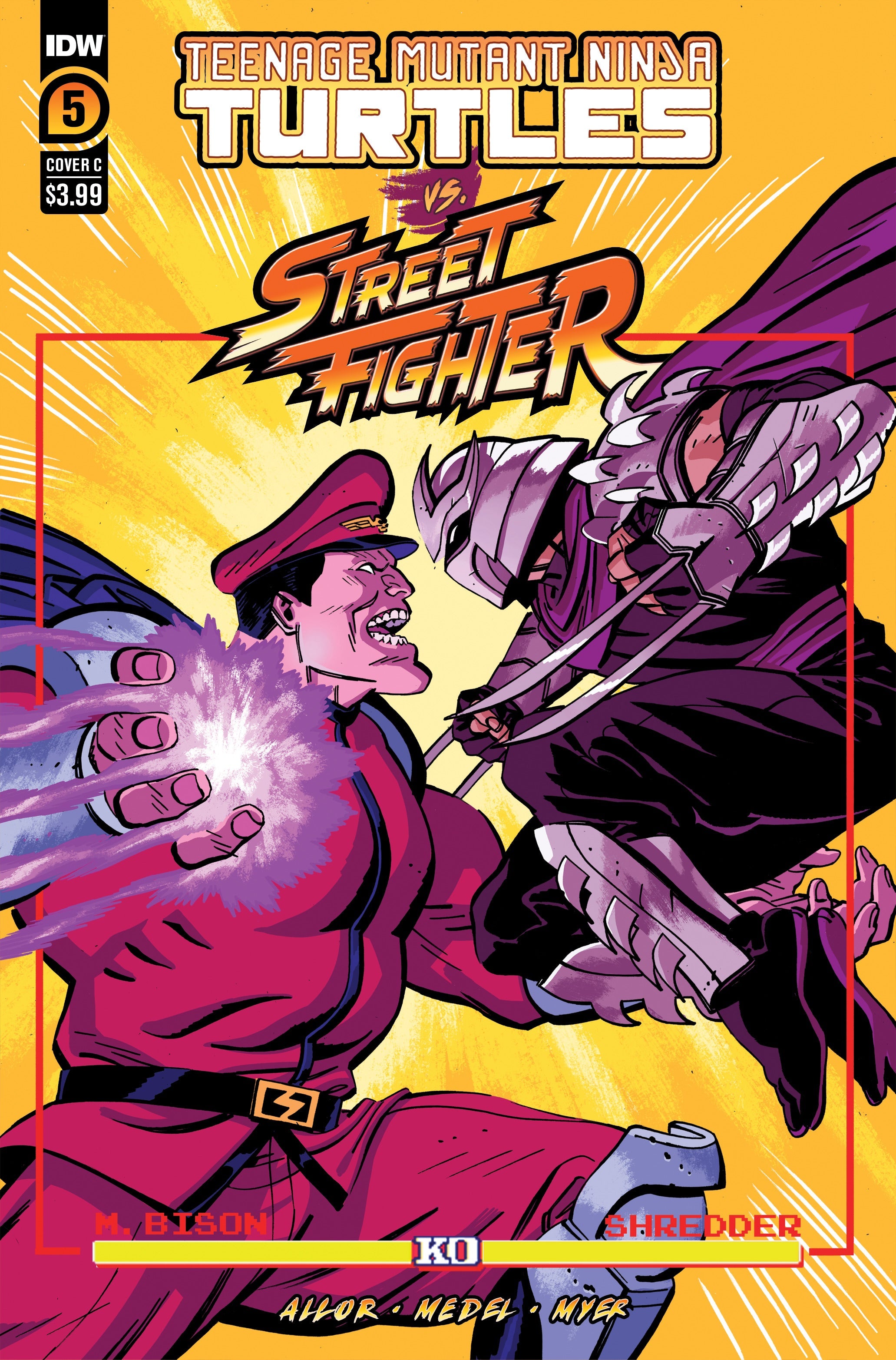 Teenage Mutant Ninja Turtles Tmnt Vs. Street Fighter #5 (Of 5) C Reilly Variant (11/08/2023) Idw