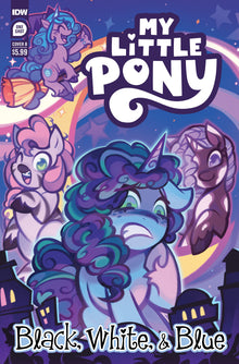 My Little Pony Black White & Blue #1 B Hall Variant (10/18/2023) Idw