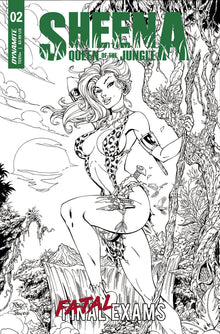 Sheena Queen Of Jungle #2 F 1:10 John Royle Line Art Variant (10/04/2023) Dynamite