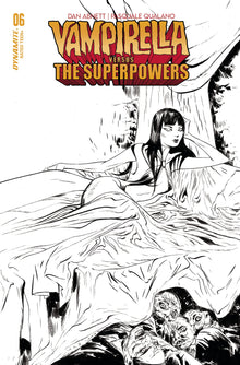 Vampirella Vs Superpowers #6 G 1:10 Jae Lee Line Art Variant (12/20/2023) Dynamite