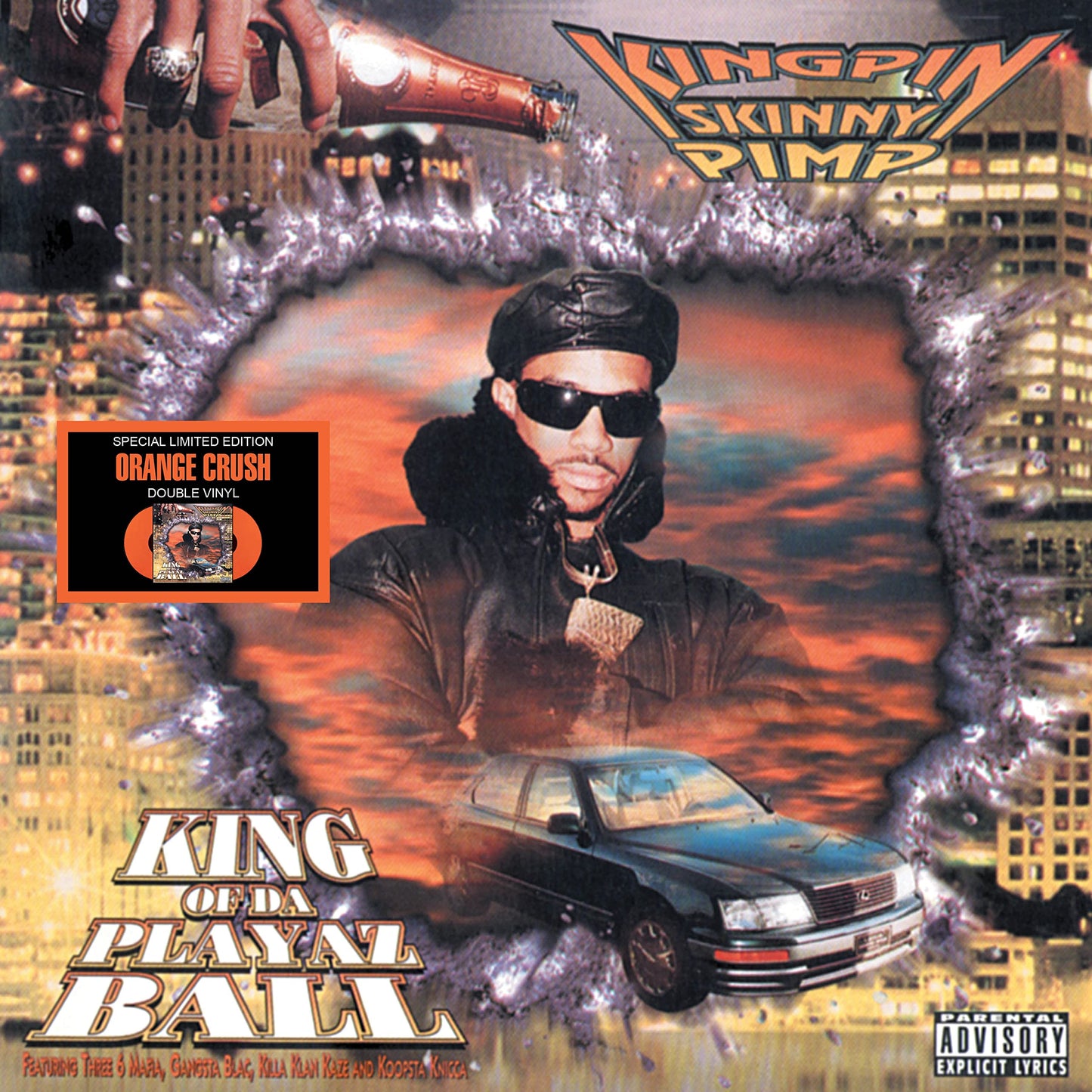 Kingpin Skinny Pimp - King Of Da Playaz Ball [LP] Vinyl Record