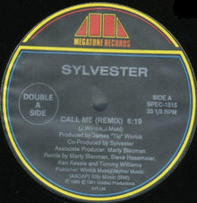 Sylvester - Call Me / Good Feeling [LP] Vinyl Record