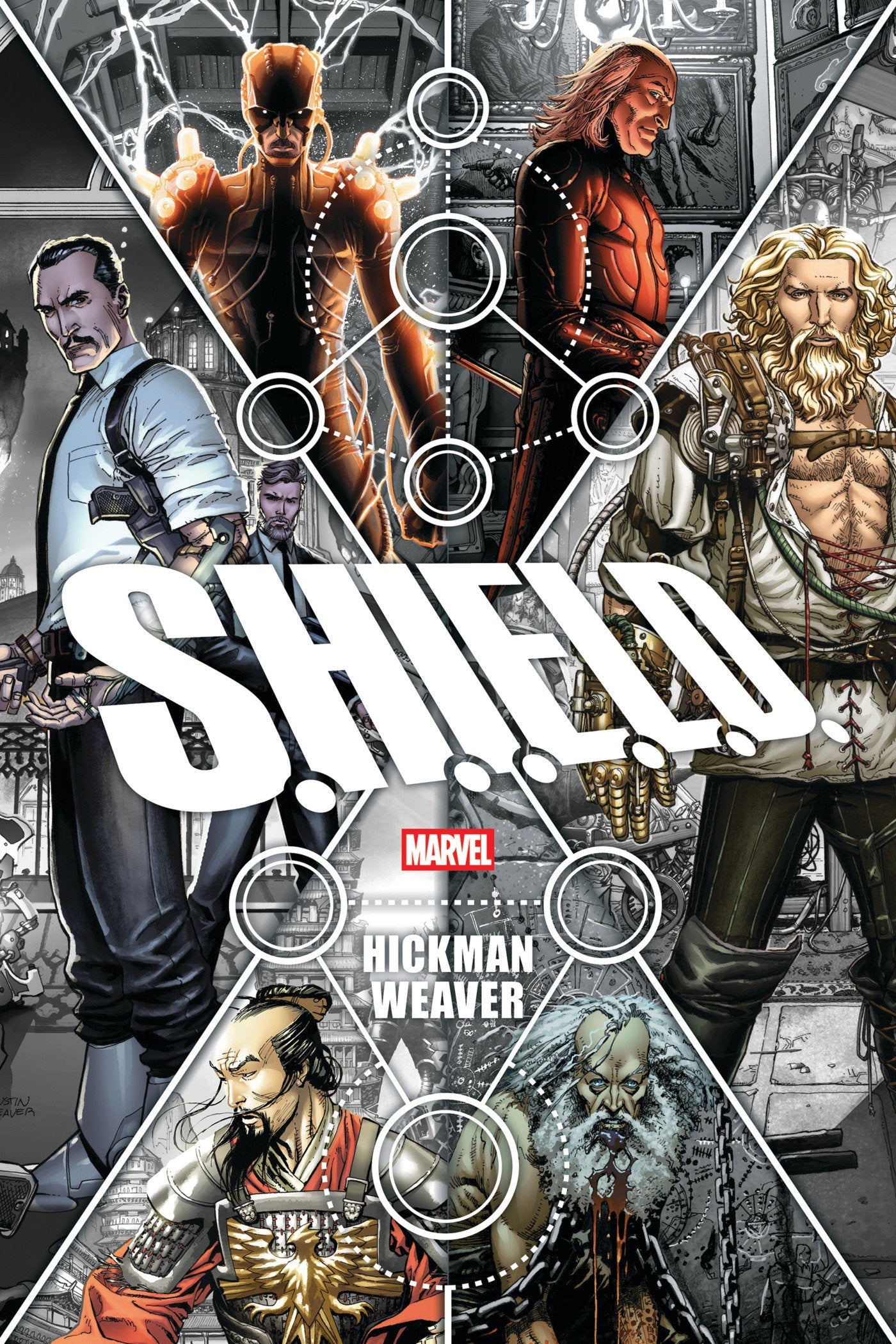 S.H.I.E.L.D. By Hickman & Weaver Omnibus Dustin Weaver DM Hc (10/21/2025) Marvel