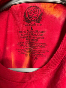 Grateful Dead SYF Tie Dye Red Yellow - 50th Anniversary - L