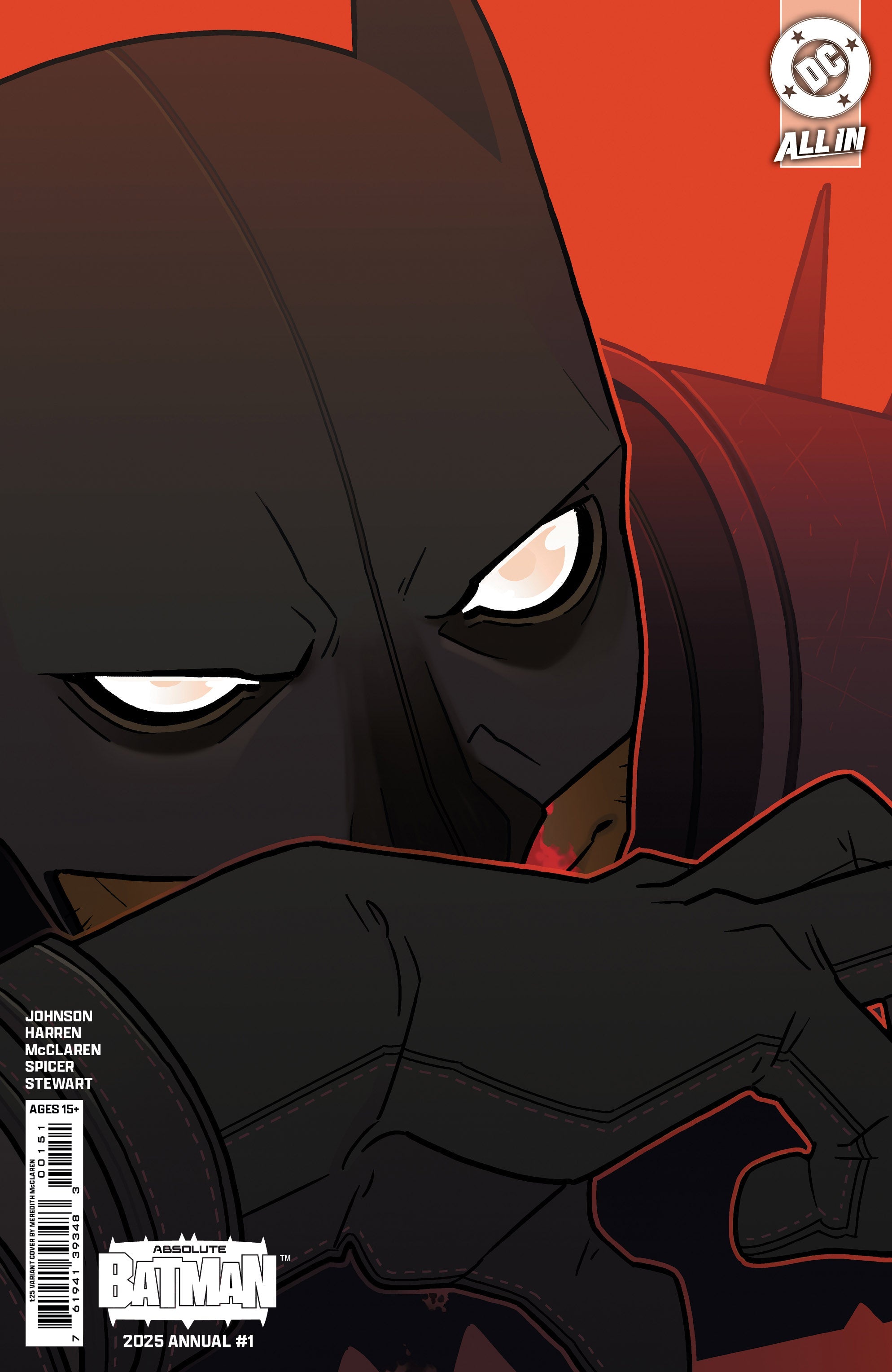 Absolute Batman 2025 Annual #1 (One Shot) E 1:25 Meredith Mcclaren Variant (10/29/2025) Dc