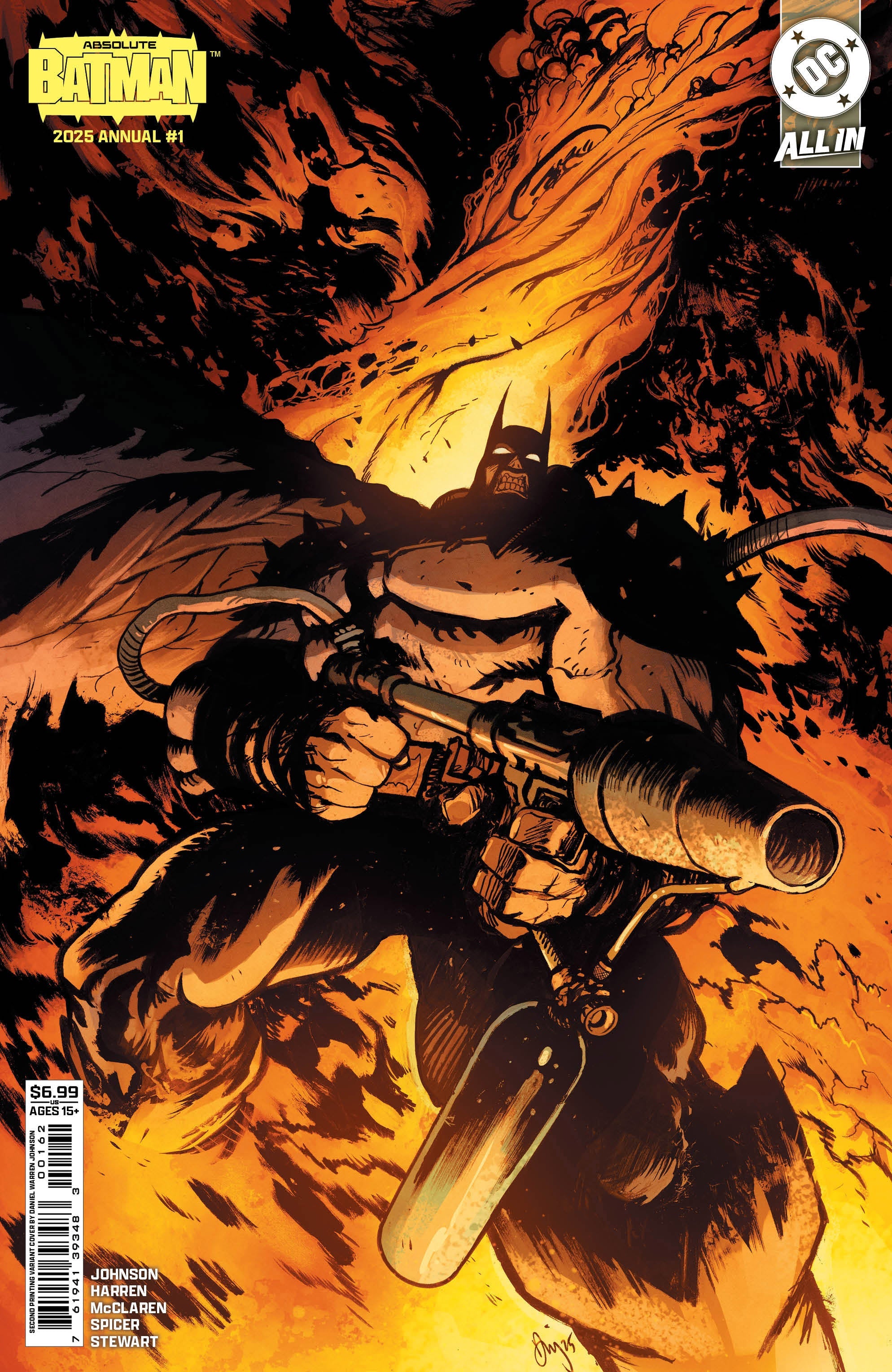 Absolute Batman 2025 Annual #1 (One Shot) 2nd Print B Daniel Warren Johnson Variant (01/21/2026) Dc