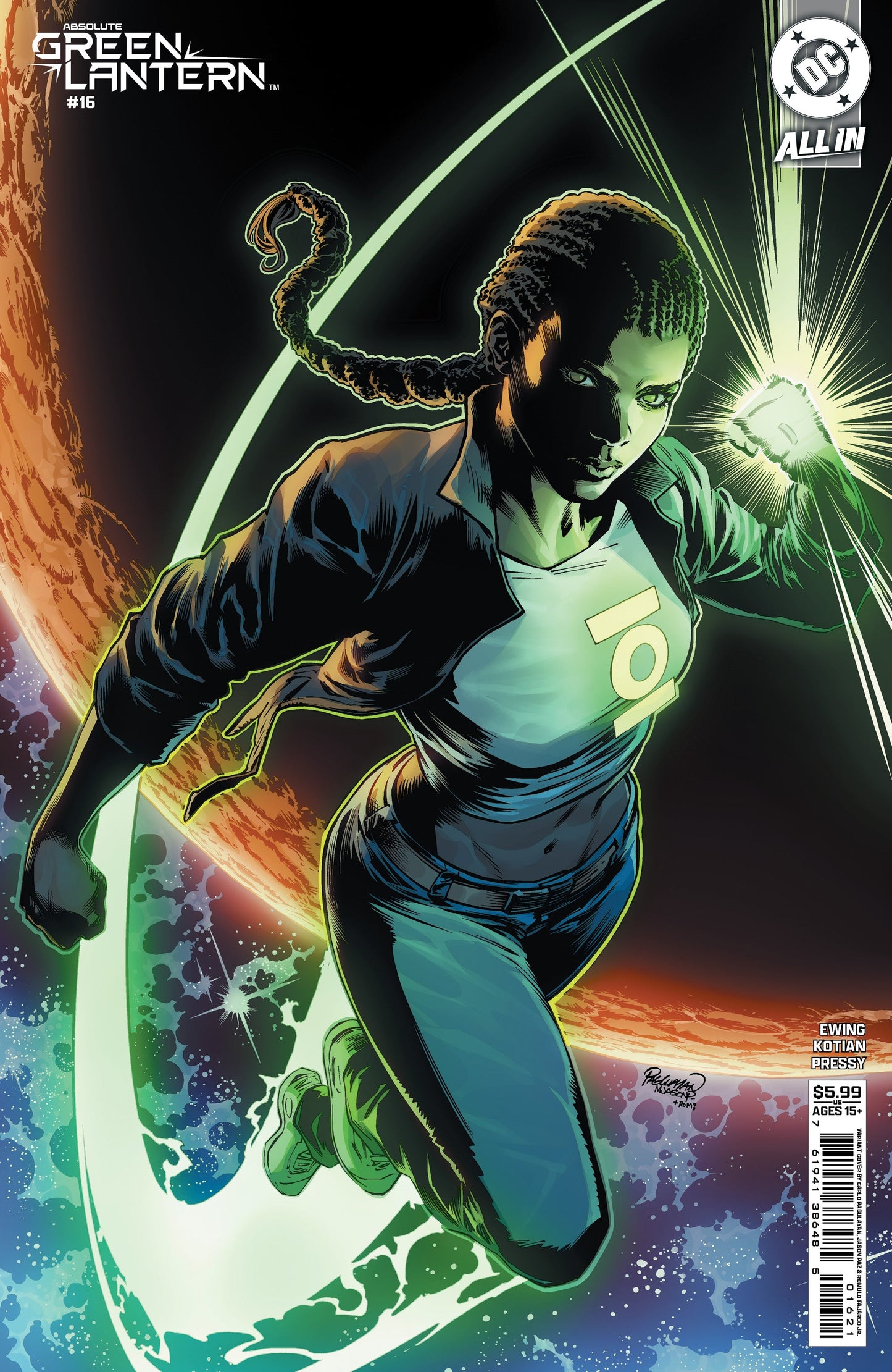 Absolute Green Lantern #16 B Carlo Pagulayan Variant (07/01/2026) Dc