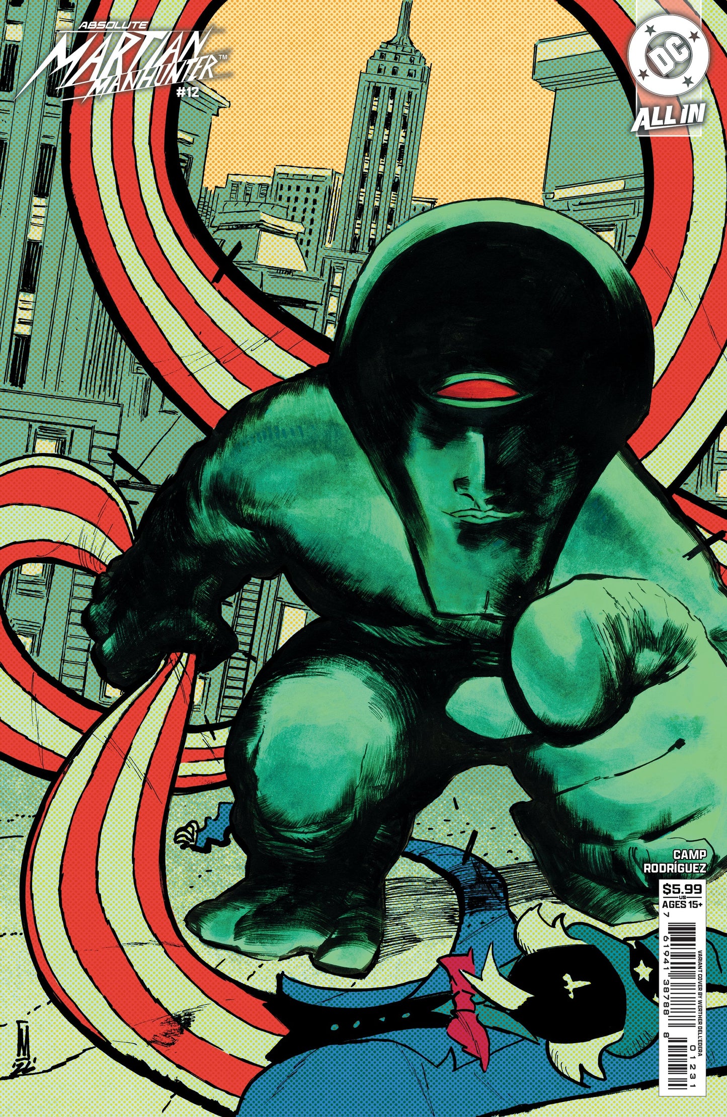 Absolute Martian Manhunter #12 C Werther Dell Edera Variant (07/01/2026) Dc