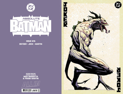 Absolute Batman #15 2nd Print C Nick Dragotta Foil Variant (02/11/2026) Dc