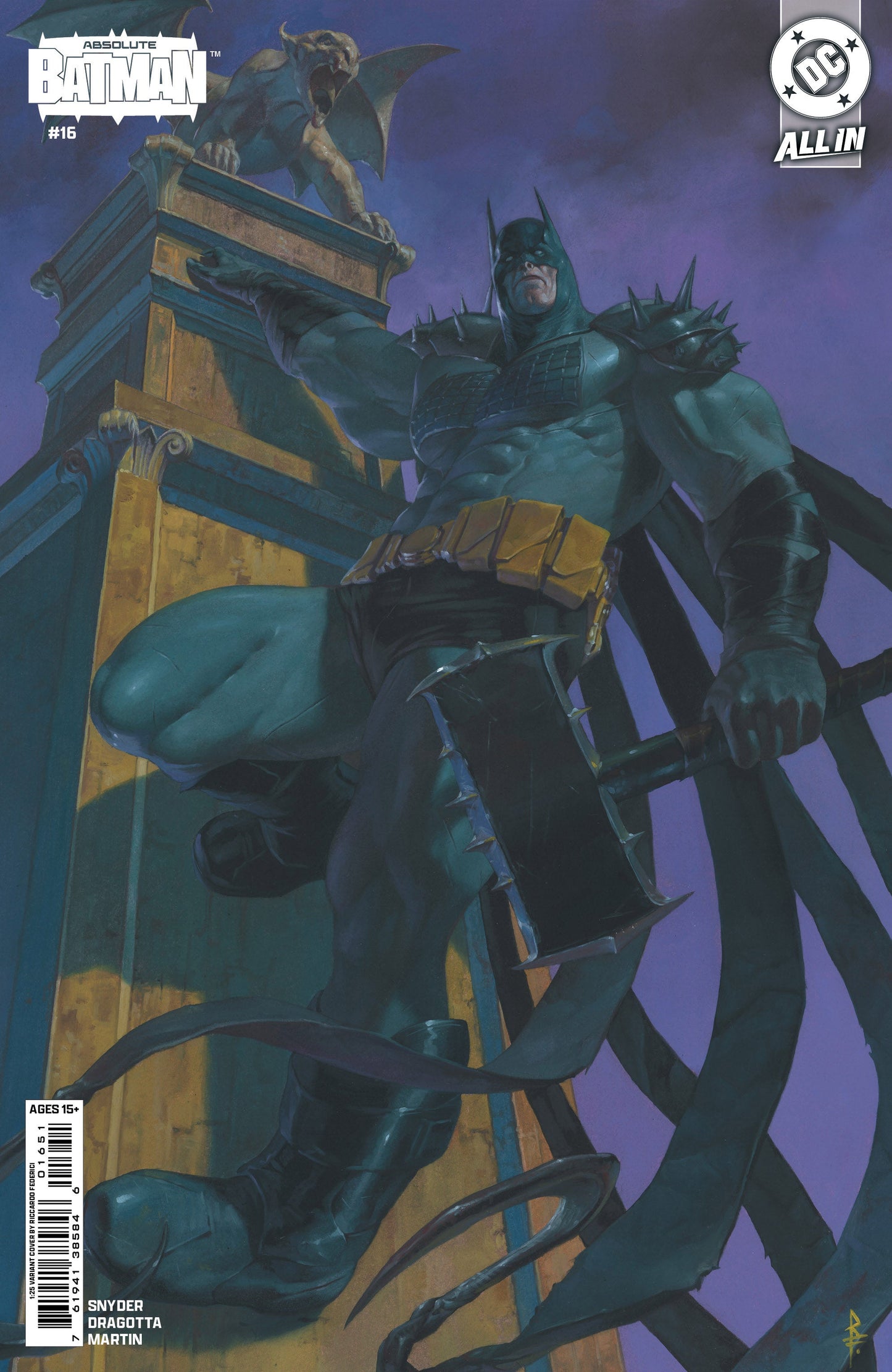 Absolute Batman #16 E 1:25 Riccardo Federici Variant (01/28/2026) Dc
