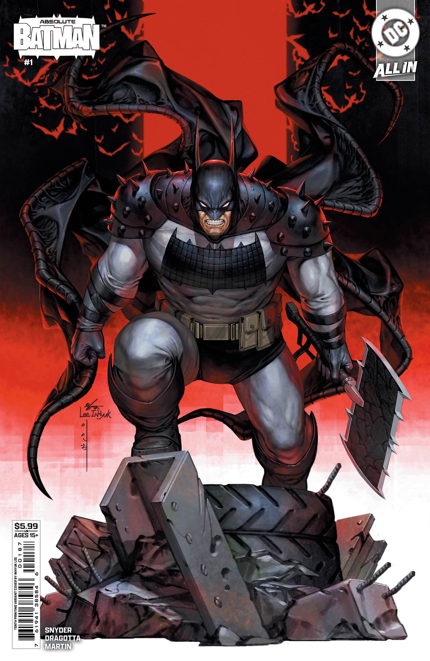 Absolute Batman #1 10th Print B In-Hyuk Lee Variant (01/21/2026) Dc