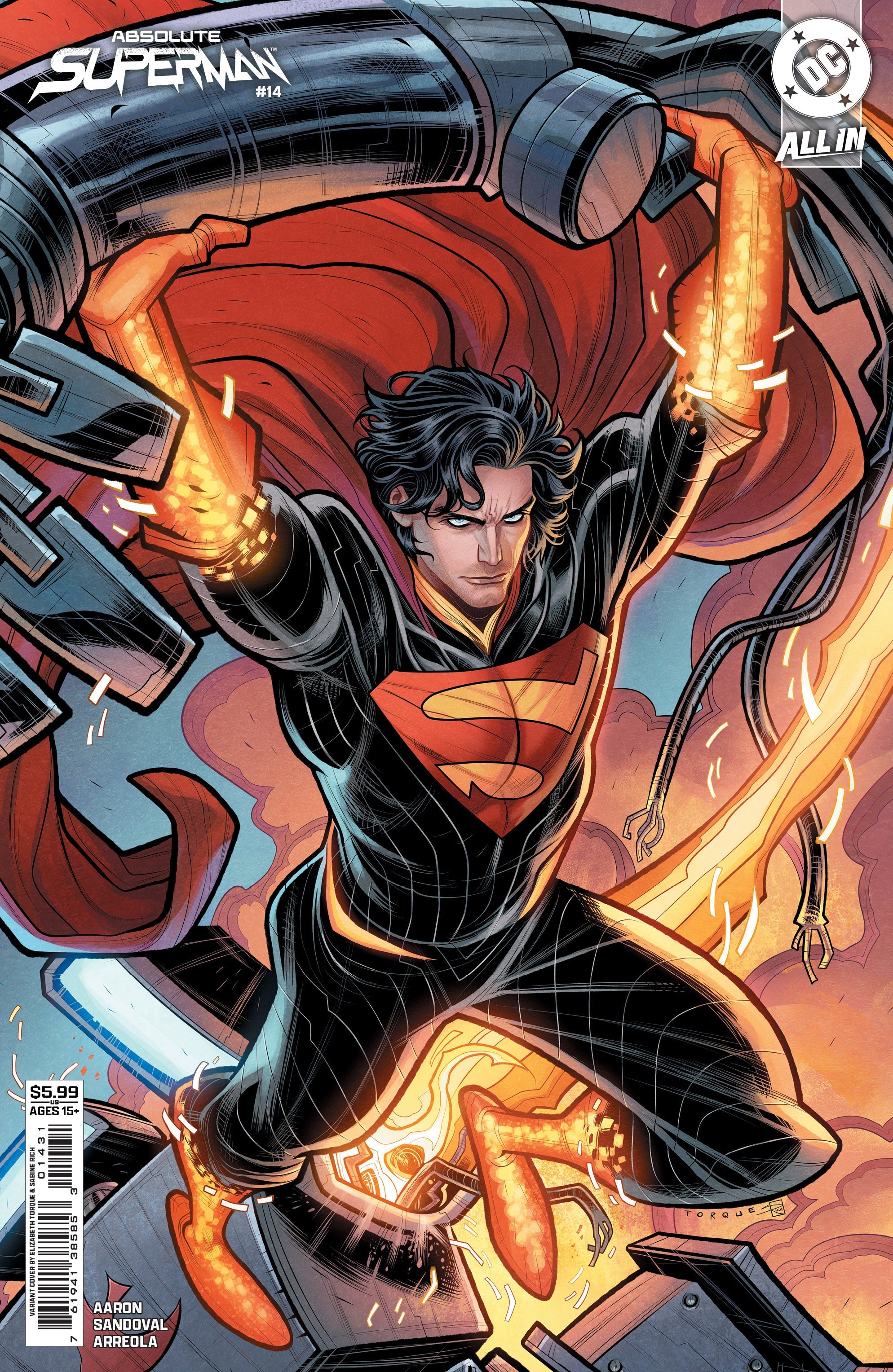 Absolute Superman #14 C Elizabeth Torque Variant (12/24/2025) Dc