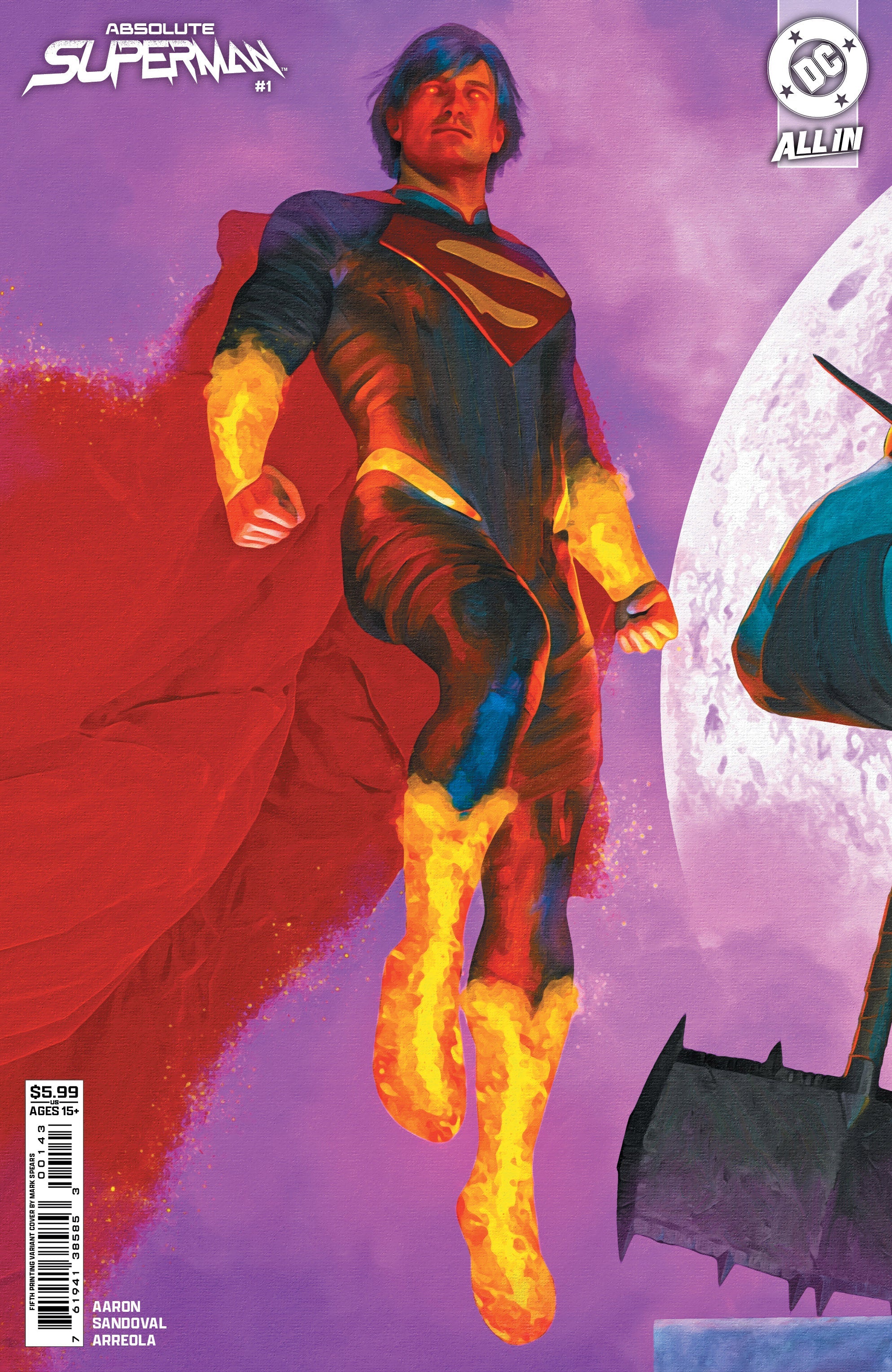 Absolute Superman #1 5th Print B Mark Spears Connecting Variant (06/25/2025) DC