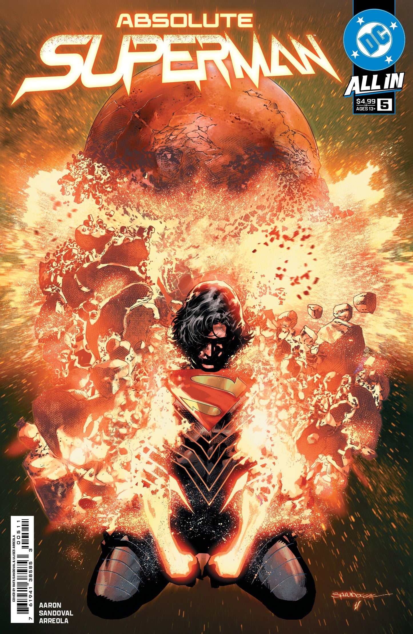 Absolute Superman #5 A1 Cover Set Of 5 1:25 1:50 (03/12/2025) Dc
