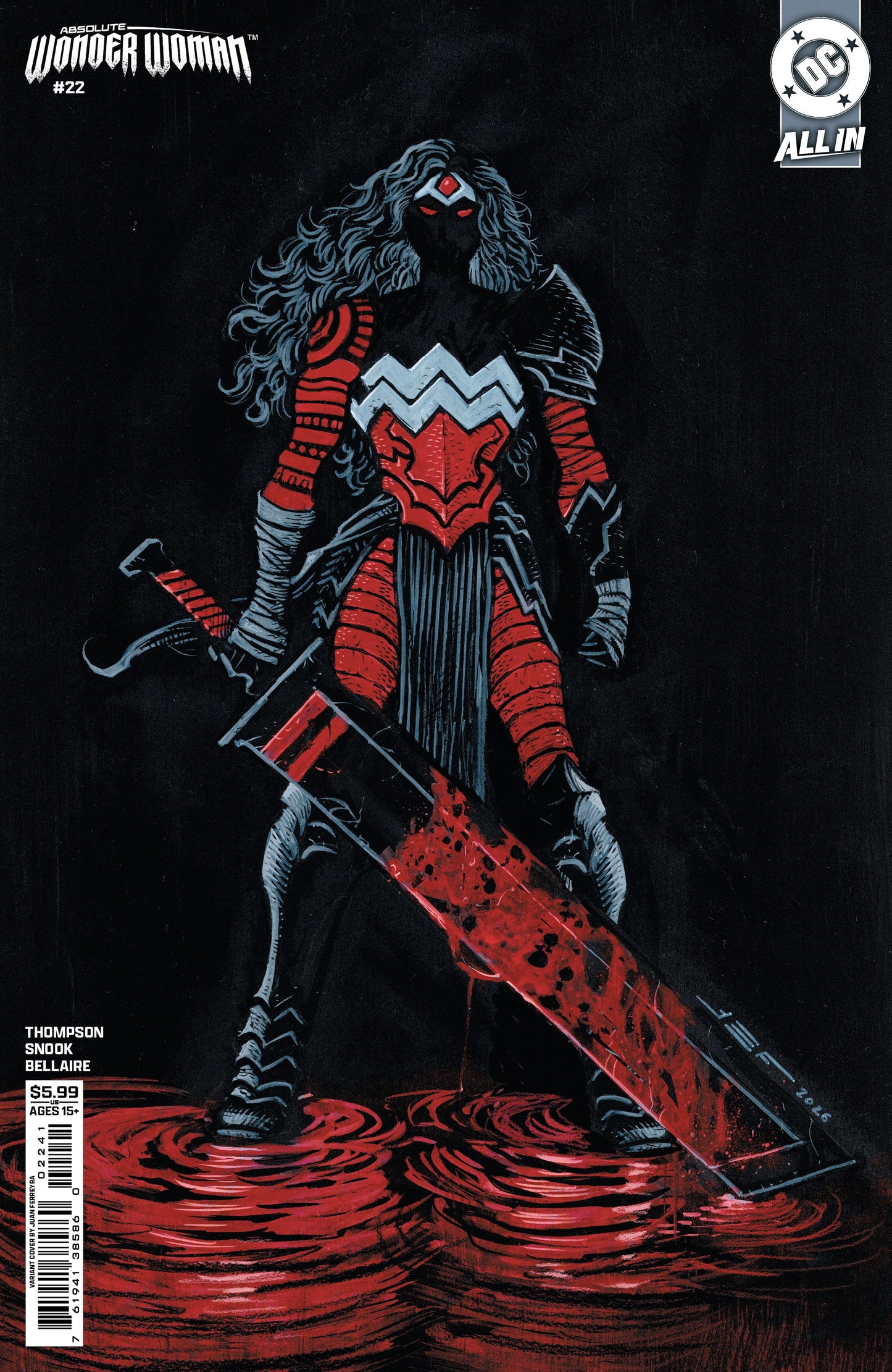 Absolute Wonder Woman #22 D Juan Ferreyra Variant (07/22/2026) Dc