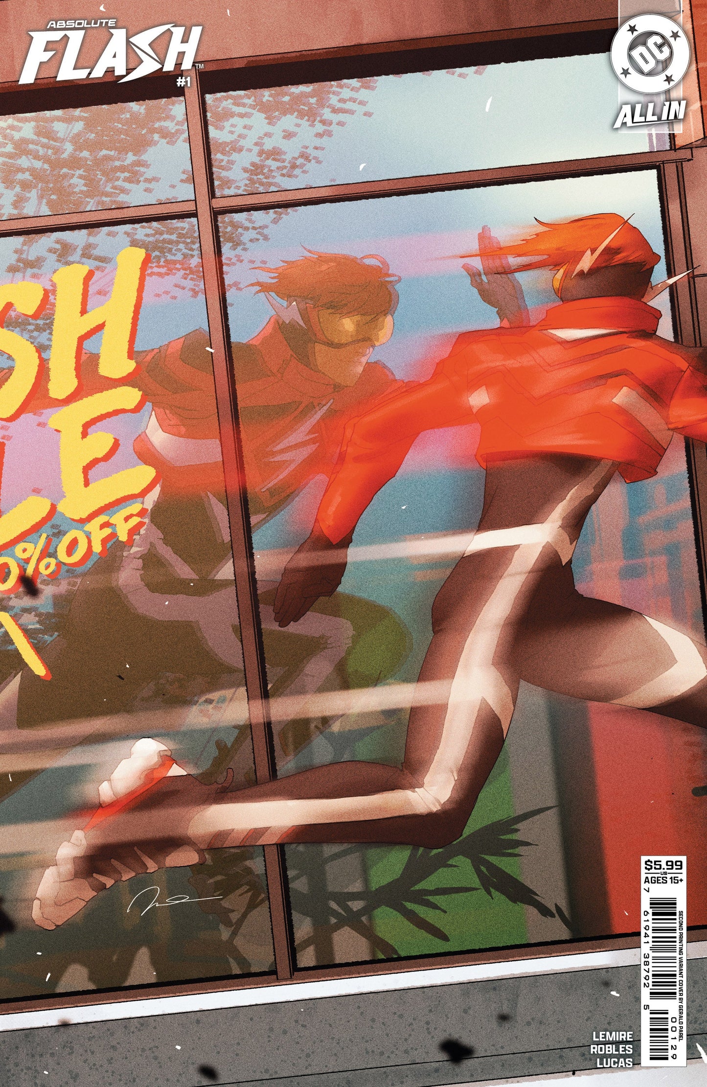 Absolute Flash #1 2nd Print B Gerald Parel Variant (05/21/2025) Dc