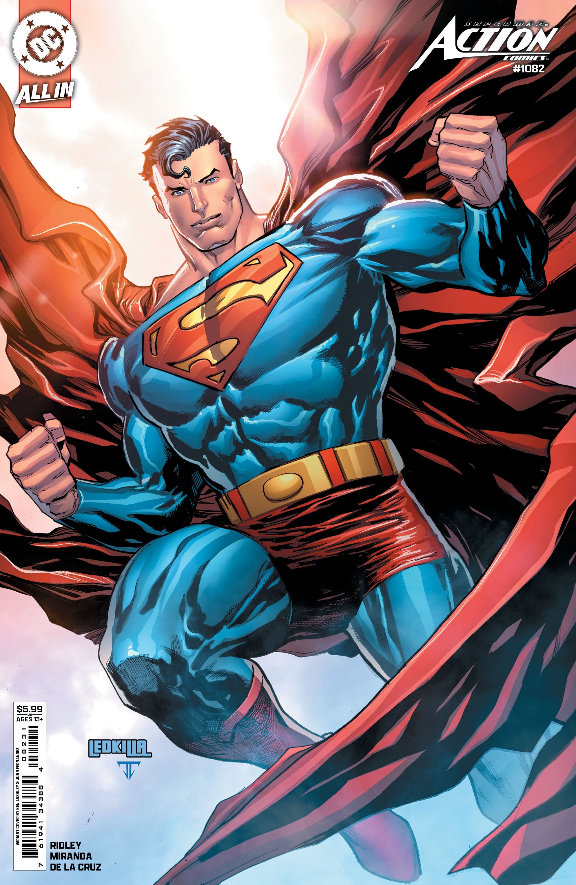 Superman Action Comics #1082 B Ken Lashley Variant (01/08/2025) Dc