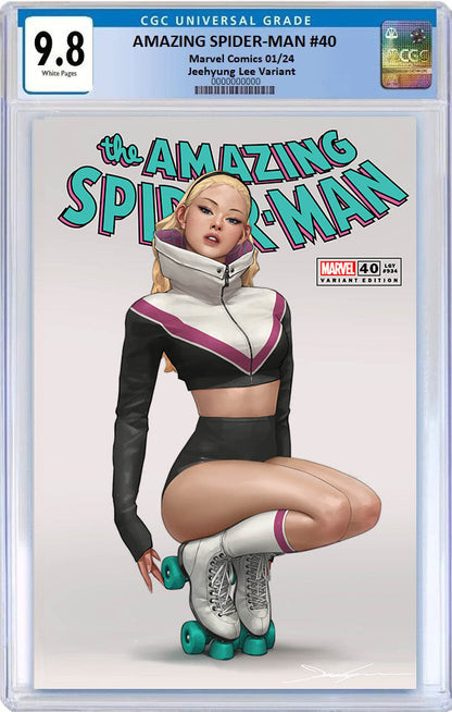 Amazing Spider-Man #40 Jeehyung Lee Spider-Gwen Rollerskate Variant (12/20/2023) Marvel