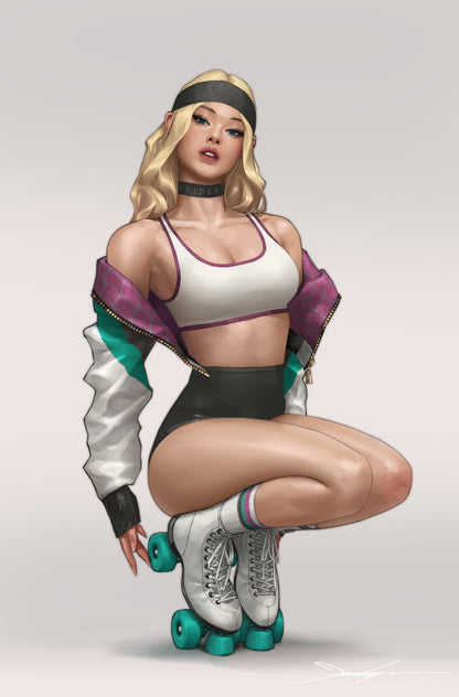 Amazing Spider-Man #40 Jeehyung Lee Spider-Gwen Rollerskate Variant (12/20/2023) Marvel