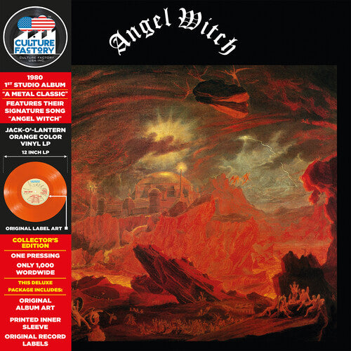 Angel Witch (Jack-o'-Lantern Orange Colored Vinyl) [Vinyl] - Paladin Vinyl