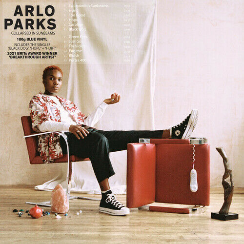 Arlo Parks - Collapsed In Sunbeams (Blue Vinyl) (Colored Vinyl, Poster) [Vinyl]