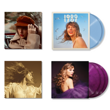Taylor Swift - Fearless (Taylor's Version) (Gold Vinyl/3LP Vinyl) & Red (Taylor's Version) (4LP Vinyl) & 1989 (Taylor's Version) (2LP Vinyl/Crystal Skies Blue Vinyl) & Speak Now (Taylor's Version) (Orchid Marbled Vinyl/3LP Vinyl) - Bundle