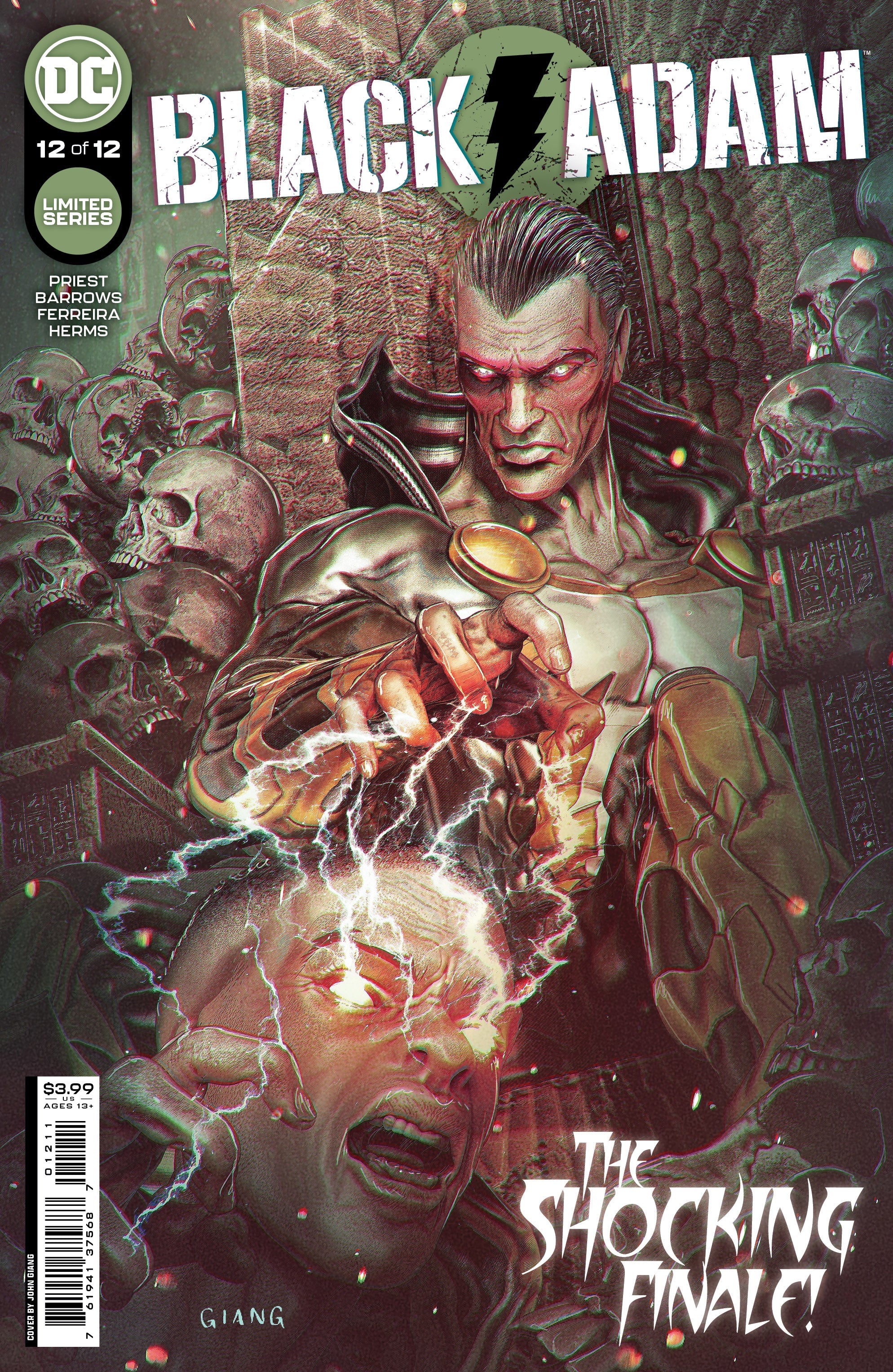 Black Adam #12 (Of 12) A John Giang Christopher Priest (06/20/2023) Dc