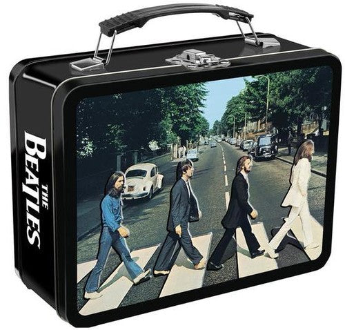 BEATLES ABBEY ROAD EMBOSSED LARGE TIN TOTE - BEATLES ABBEY ROAD EMBOSSED LARGE TIN TOTE []