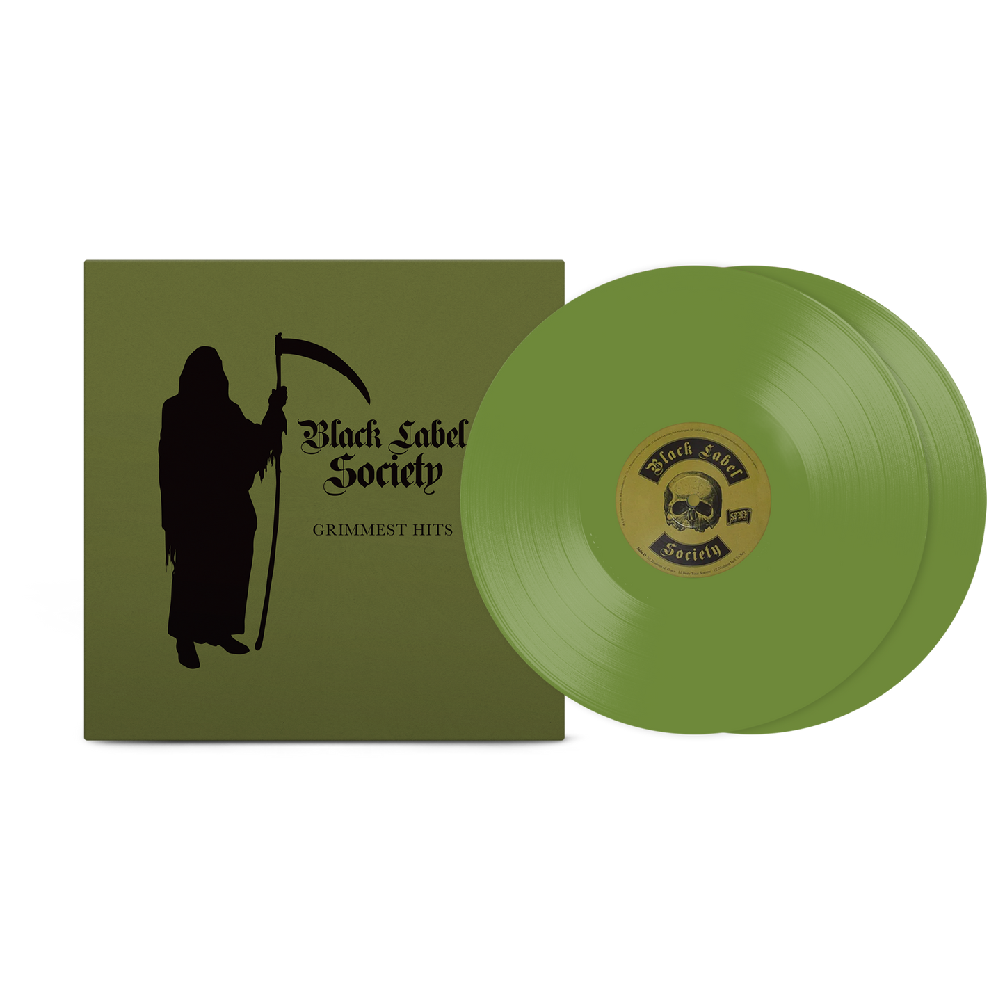 Black Label Society - Grimmest Hits on Forest Green Double Vinyl
