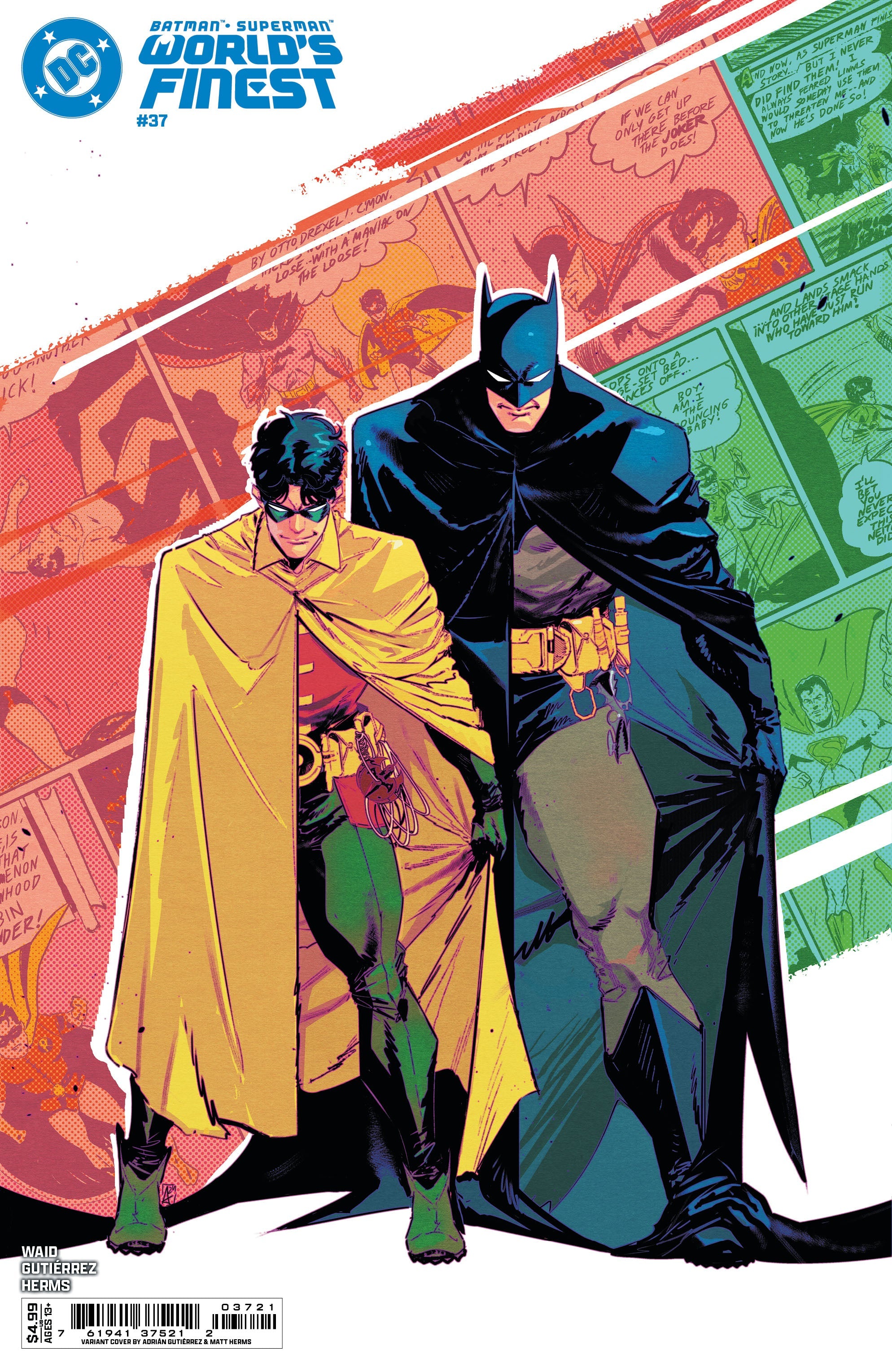 Batman Superman Worlds Finest #37 C Adrian Gutierrez Variant (03/19/2025) Dc