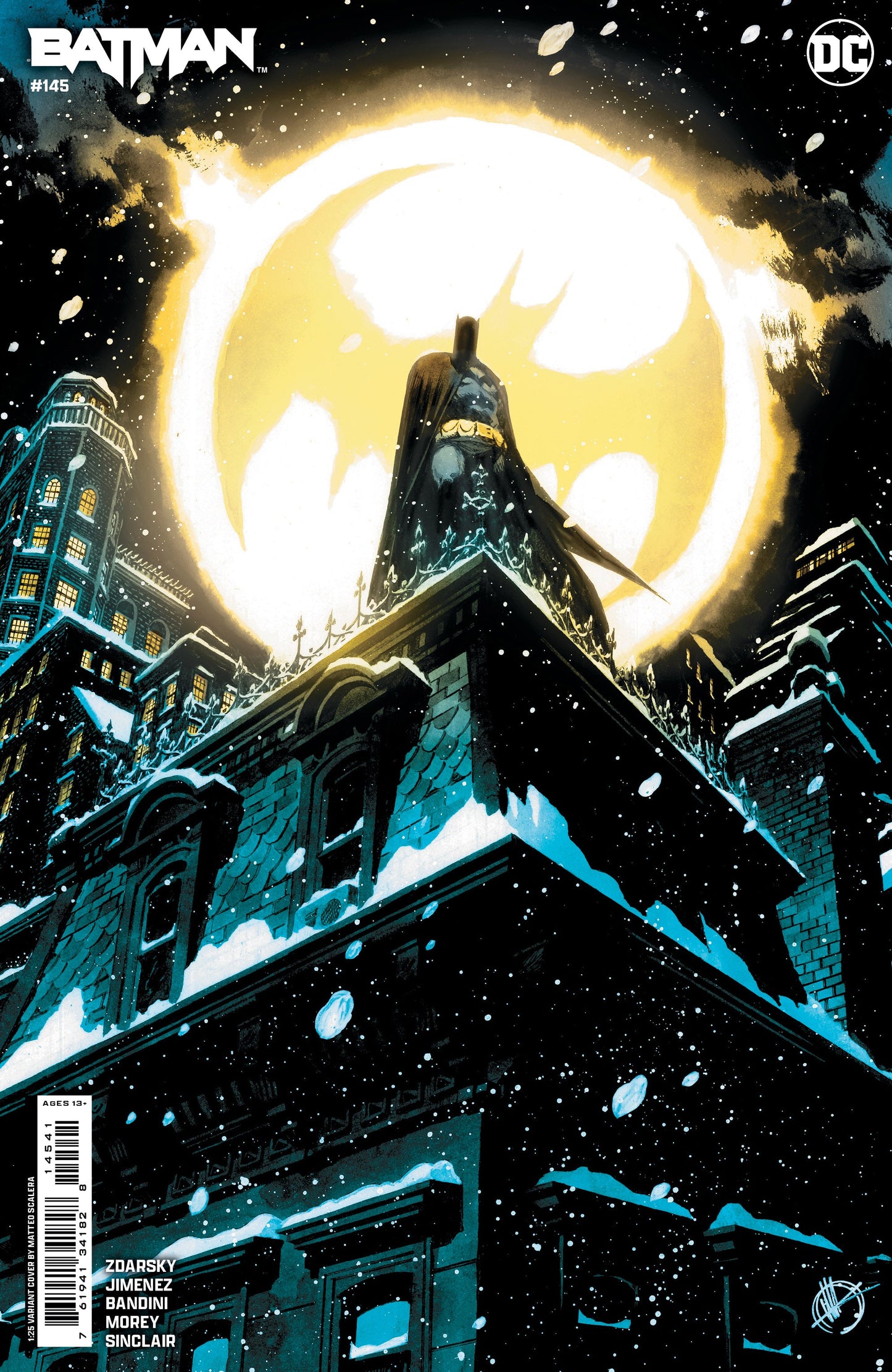 Batman #145 D 1:25 Matteo Scalera Card Stock Variant (03/05/2024) Dc