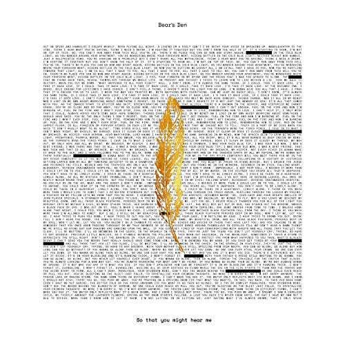 Bear's Den - So that you might hear me [LP] [Vinyl] - Paladin Vinyl