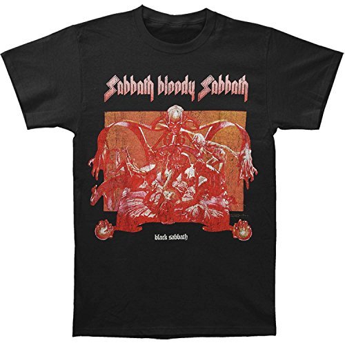Black Sabbath Sabbath Bloody (Distressed) Men'S T-Shirt, Black, Medium [T-Shirt]