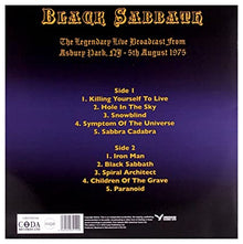 Black Sabbath - Masters Of The Grave: Asbury Park, NJ 5 de agosto de 1975 (Edición limitada, vinilo morado) [Importación] [Vinilo]