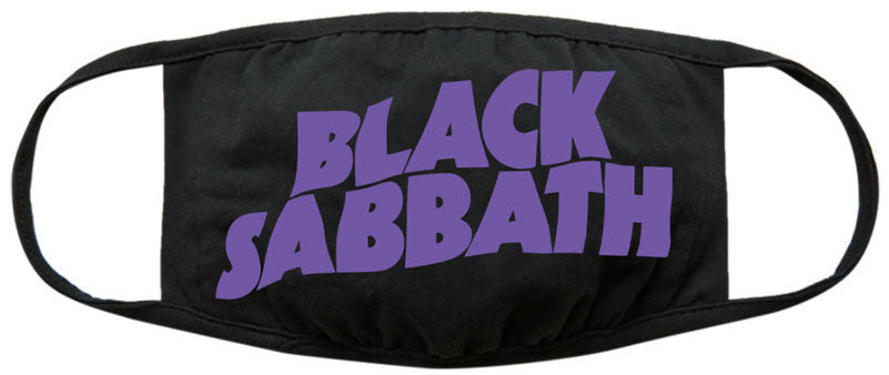 Black Sabbath Wavy Logo Face Covering [Apparel]