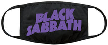 Black Sabbath Wavy Logo Face Covering [Apparel]