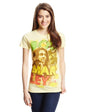Bob Marley Zion Rootswear Bob Marley Sun Is Shining Juniors T-Shirt, Light Yellow, Medium [T-Shirt]