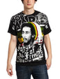 Zion Rootswear Men'S Bob Marley Short Sleeve Freedom T-Shirt,Black, Small [T-Shirt]