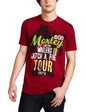 Zion Rootswear Men'S Cedella Marley Short Sleeve Catch A Fire Tour T-Shirt ,Red,Large [T-Shirt]